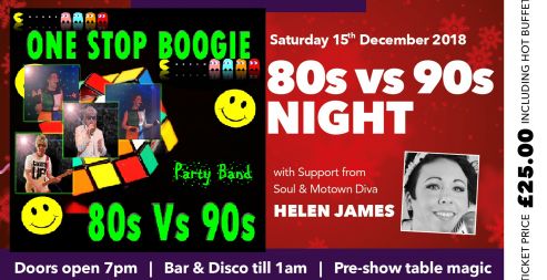 One stop Boogie 80'S VS 90'S + SUPPORT